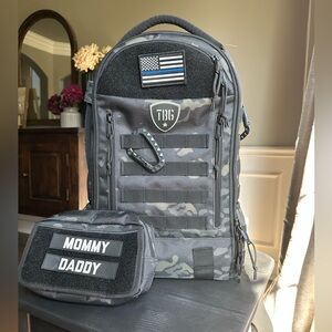 Tactical Baby Gear Daypack Diaper Backpack Bag - EUC
